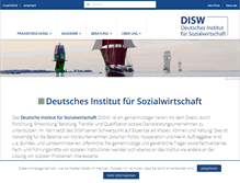 Tablet Screenshot of institut-sozialwirtschaft.de